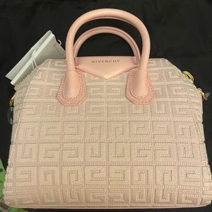 Mini Antigona bag in 4G embroidered canvas